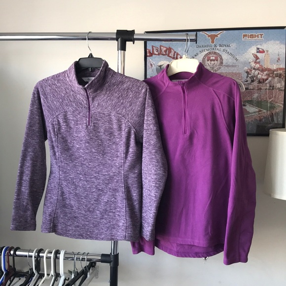 Two Ladies fleece quarter zip pullovers - Picture 1 of 5